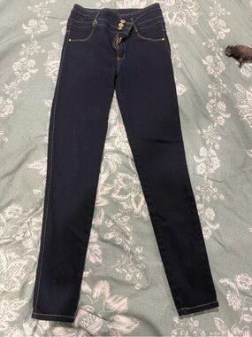 Women’s Navy Skinny Jeans with Stretch - Sleek Everyday Fit